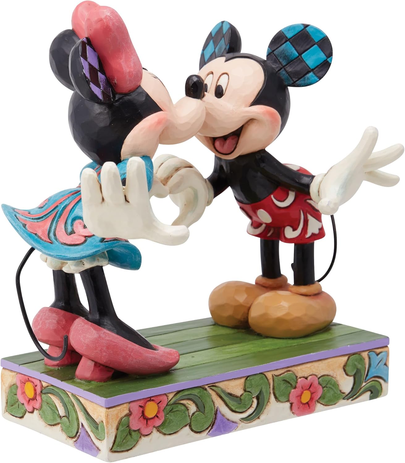 Mickey & Minnie with Heart Hands – Modern Display