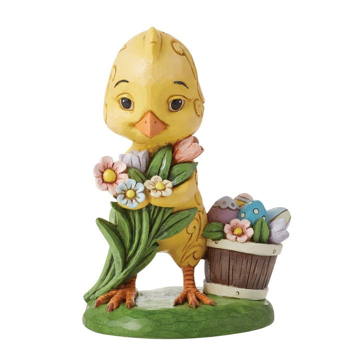 Chick with Flowers - Jim Shore
