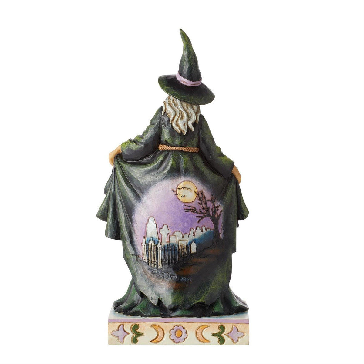 Jim Shore Heartwood Creek Scary Witch with Skull Skirt