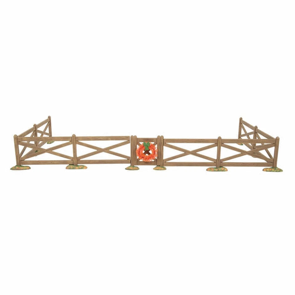 Brown Crossback Fence Set of 5