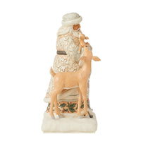 Jim Shore Heartwood Creek Woodland Santa Holding Fawn