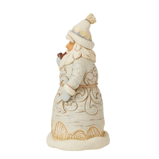 Jim Shore Heartwood Creek Woodland Carved Santa with Pipe