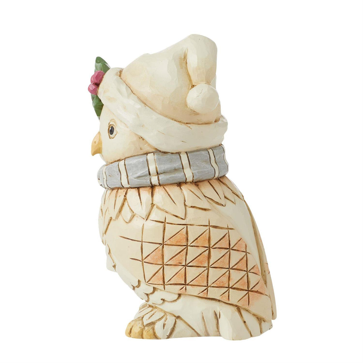 Jim Shore Heartwood Creek Woodland Owl with Scarf