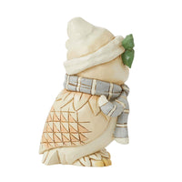 Jim Shore Heartwood Creek Woodland Owl with Scarf