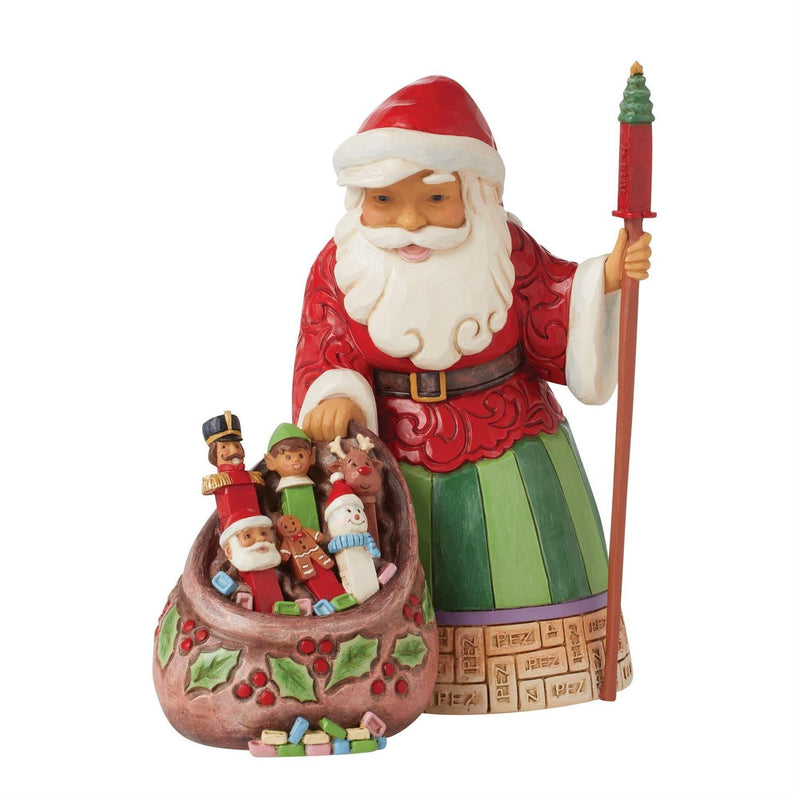 Jim Shore PEZ Santa with PEZ Toy Bag