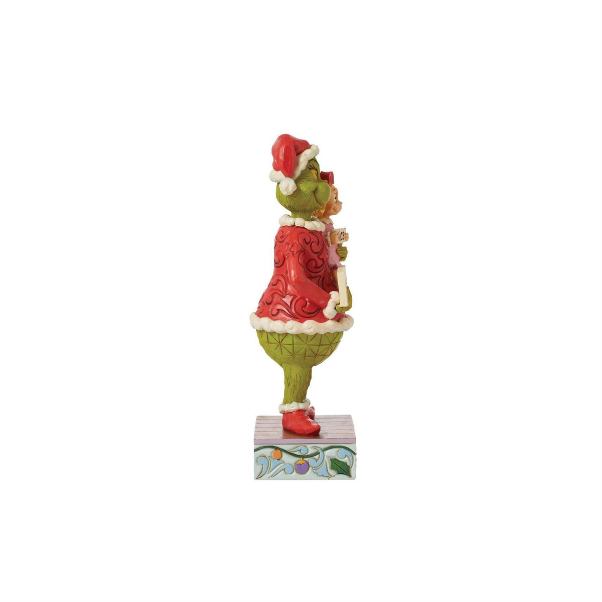 Jim Shore Dr. Seuss Grinch and Cindy Hold Sign Figurine