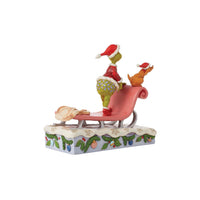 Jim Shore Dr. Seuss Grinch and Max on Sled