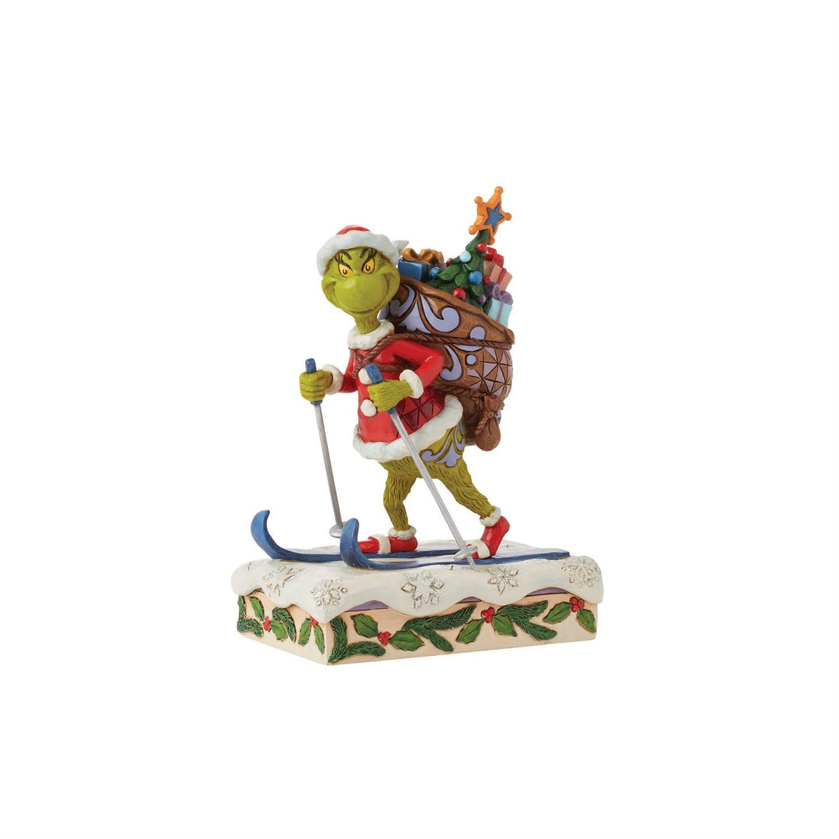 Jim Shore Dr. Seuss Grinch Skiing