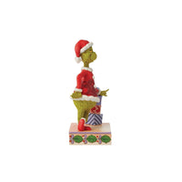 Jim Shore Dr. Seuss Grinch Leaning on Gifts