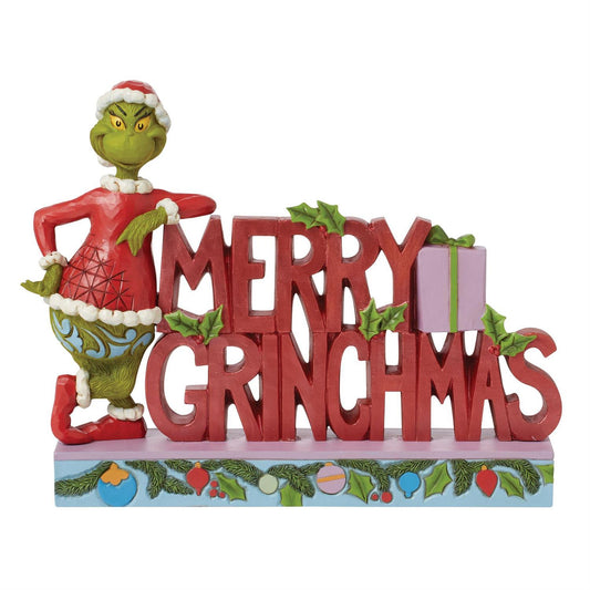 Jim Shore Dr. Seuss Grinch Grinchmas Word