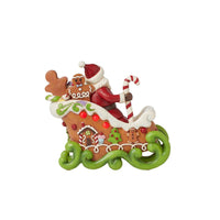 Jim Shore Heartwood Creek Gingerbread Santa LED Figurine