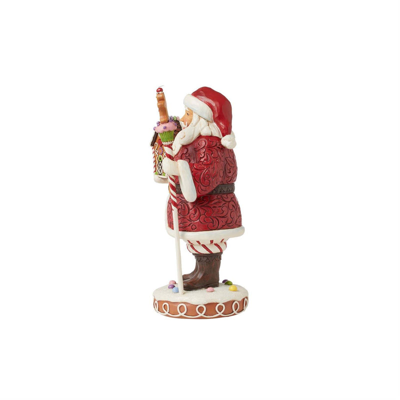 Jim Shore Heartwood Creek Gingerbread Santa Staff Figurine