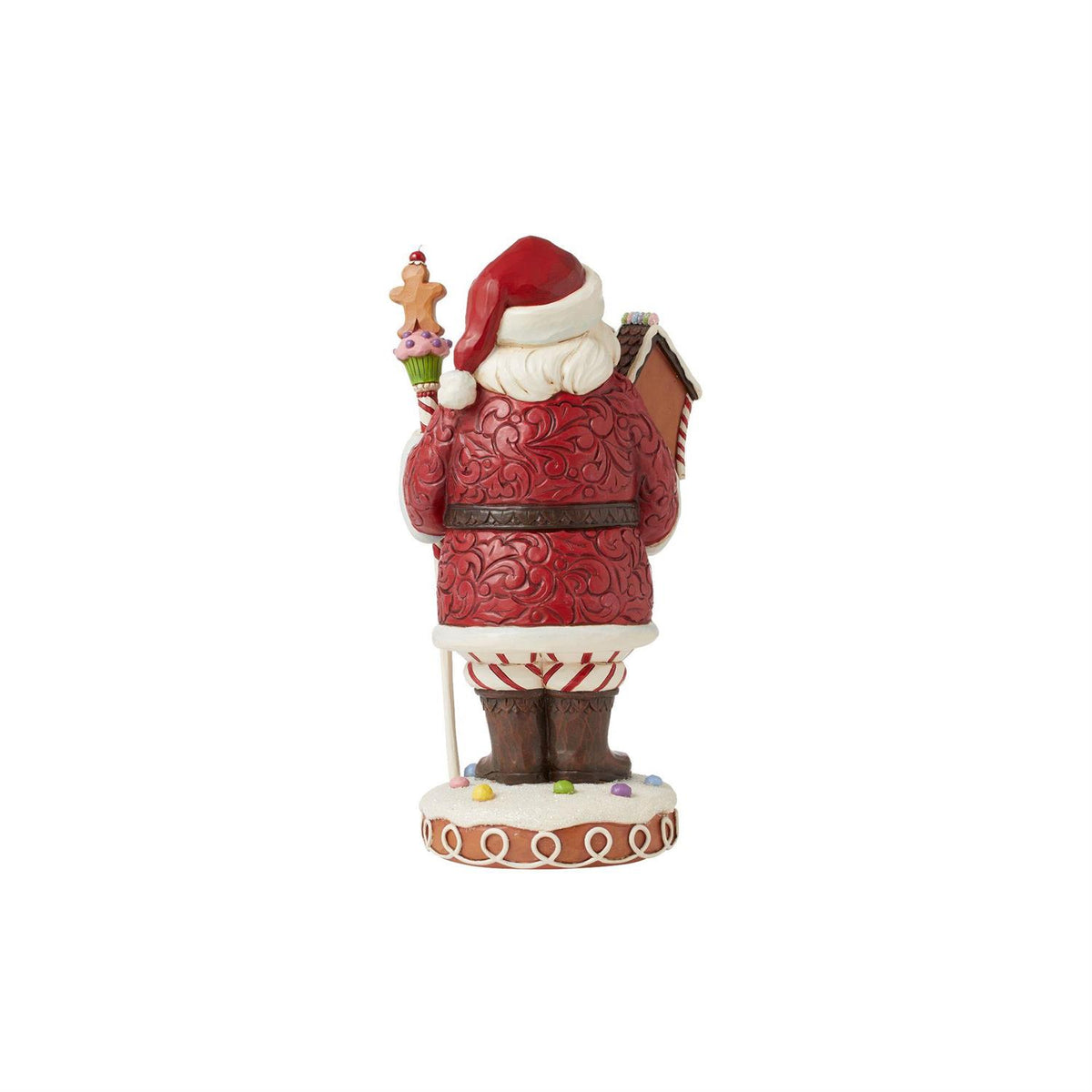 Jim Shore Heartwood Creek Gingerbread Santa Staff Figurine