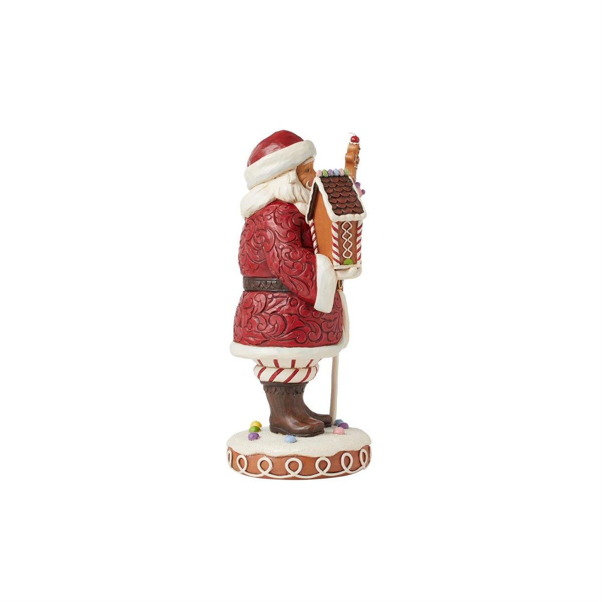 Jim Shore Heartwood Creek Gingerbread Santa Staff Figurine