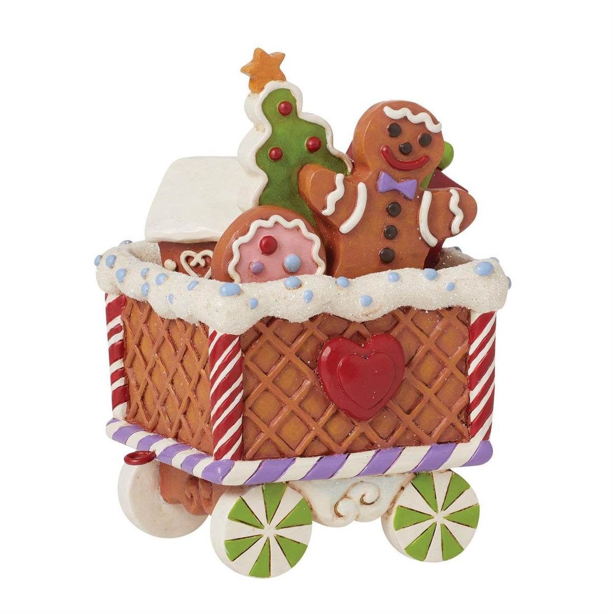 Jim Shore Heartwood Creek Gingerbread Train Car Figurine