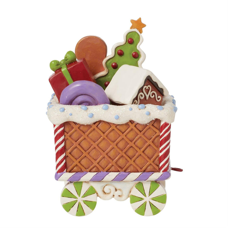 Jim Shore Heartwood Creek Gingerbread Train Car Figurine