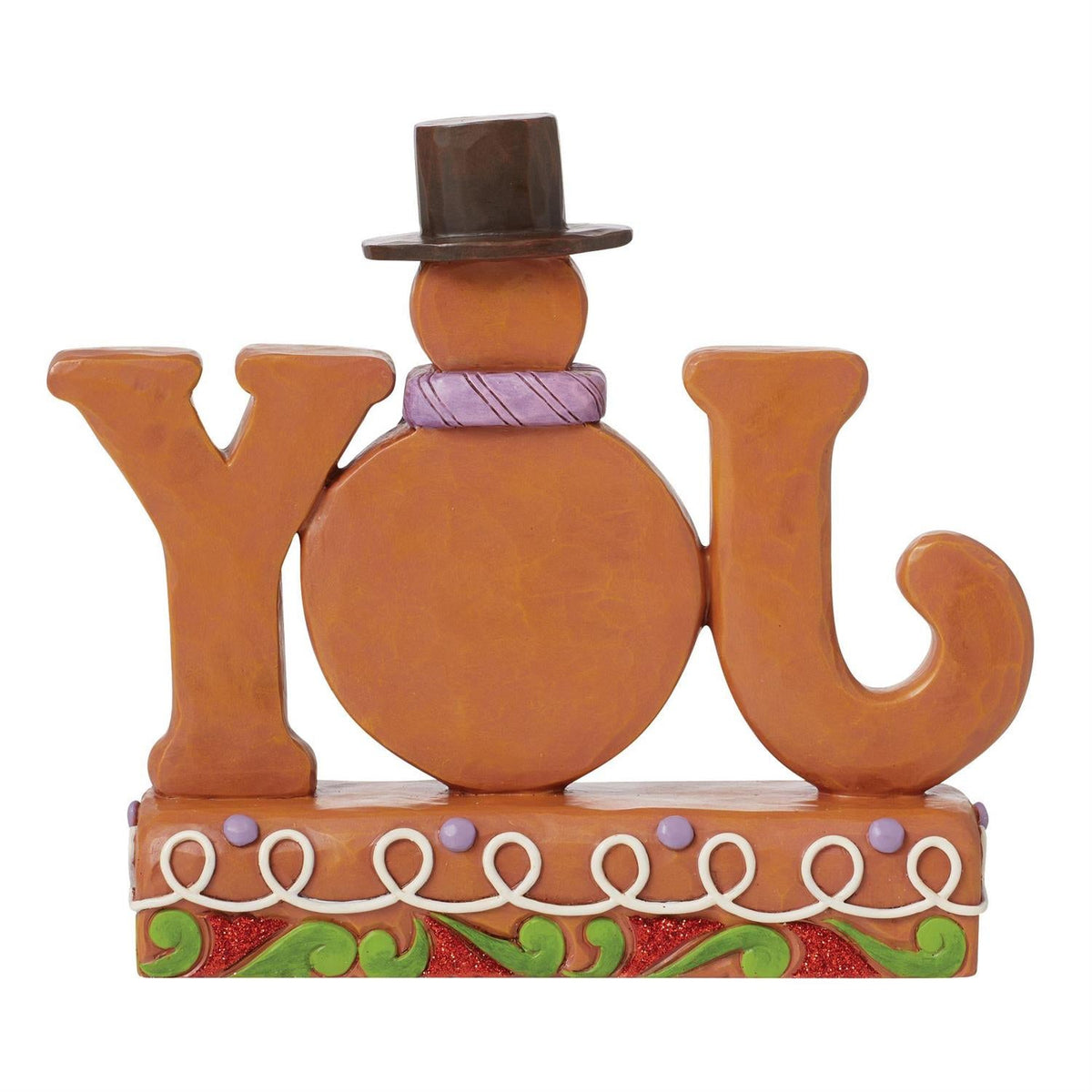 Jim Shore Heartwood Creek Gingerbread JOY Figurine