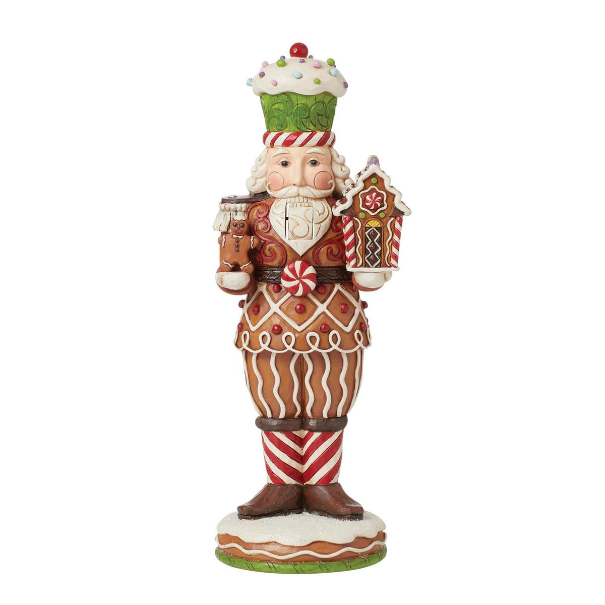 Jim Shore Heartwood Creek Gingerbread Nutcracker Figurine