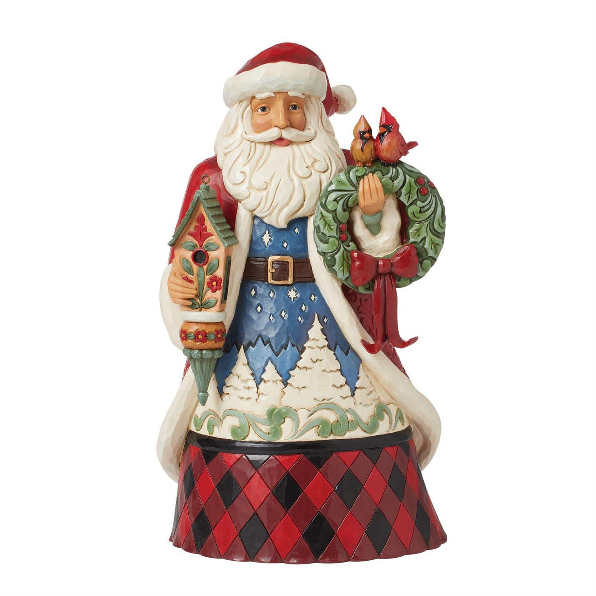 Jim Shore Heartwood Creek Highland Glen Santa Bird Figurine