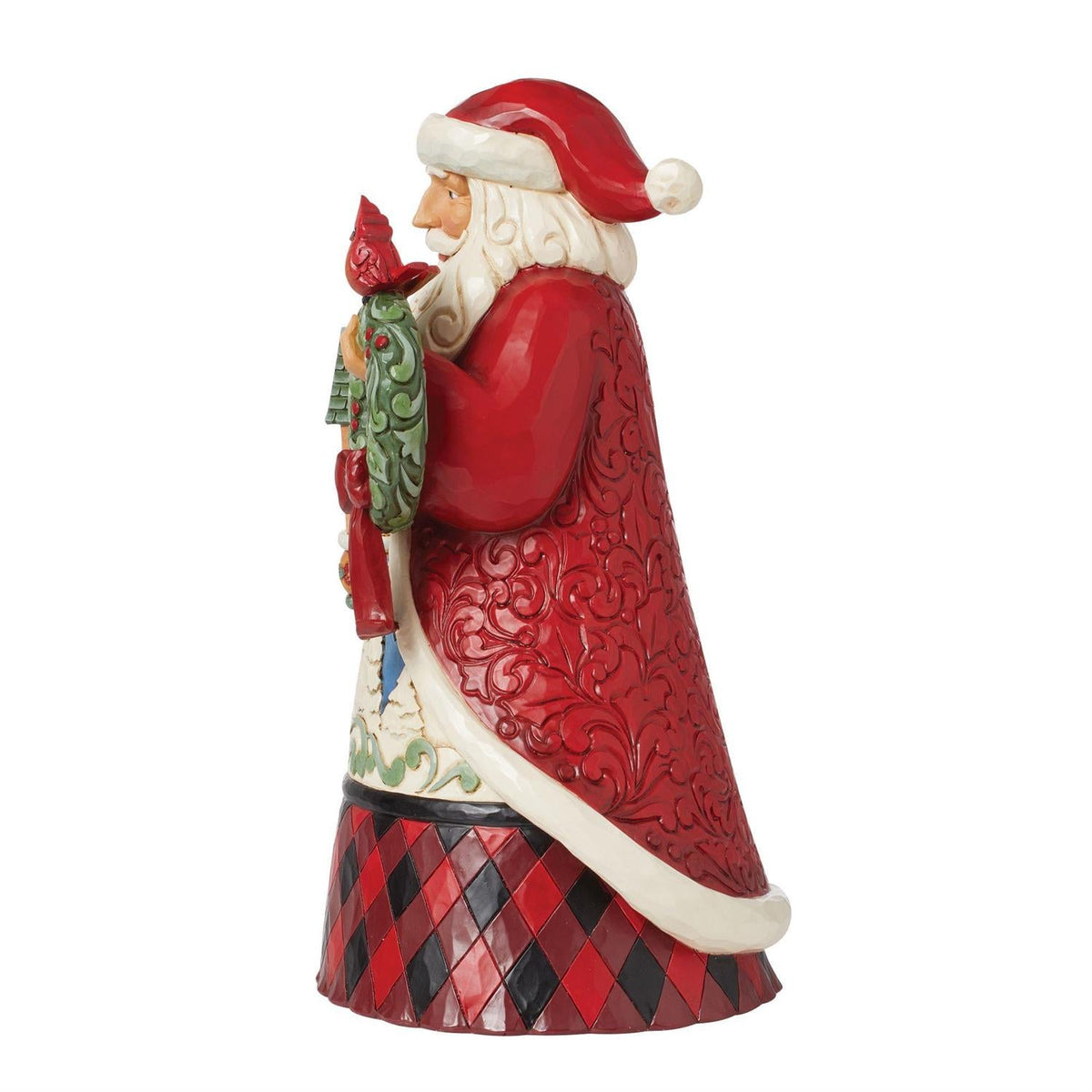 Jim Shore Heartwood Creek Highland Glen Santa Bird Figurine