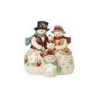 Jim Shore Heartwood Creek Highland Glen LED Snowmen Family