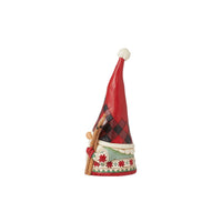 Jim Shore Heartwood Creek Highland Glen Gnome with Skis