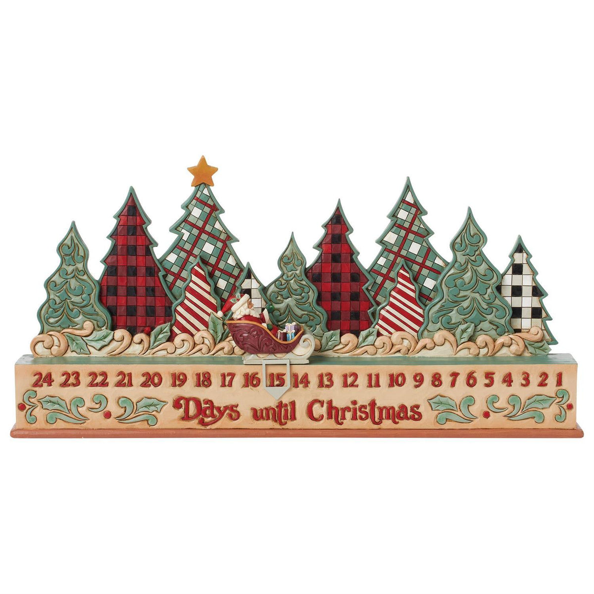 Jim Shore Heartwood Creek Highland Glen Countdown Calendar