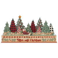 Jim Shore Heartwood Creek Highland Glen Countdown Calendar