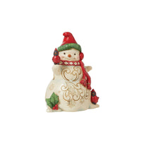 Jim Shore Heartwood Creek Snowman with Earmuffs