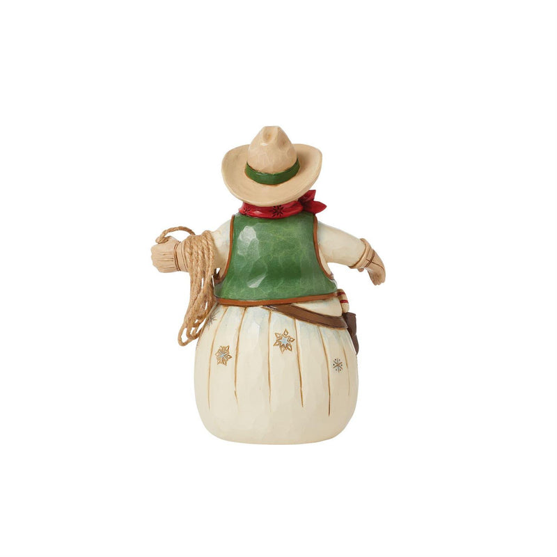 Jim Shore Heartwood Creek Cowboy Snowman