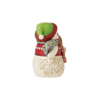 Jim Shore Heartwood Creek Mni Snowman w/Gingerbread