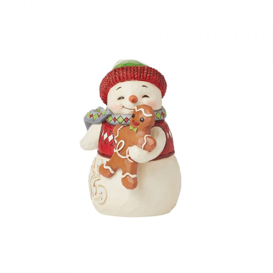 Mini Snowman with Gingerbread, Jim Shore