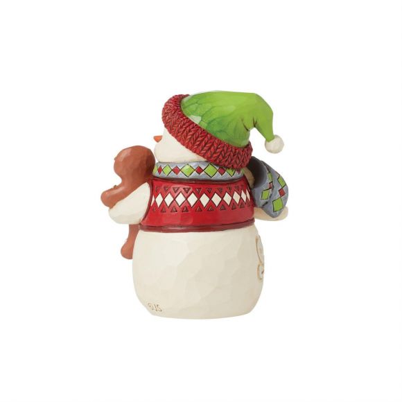 Mini Snowman with Gingerbread, Jim Shore