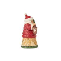 Jim Shore Heartwood Creek Mini Santa in Puffy Coat