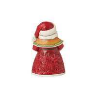 Jim Shore Heartwood Creek Mini Santa with Cardinal