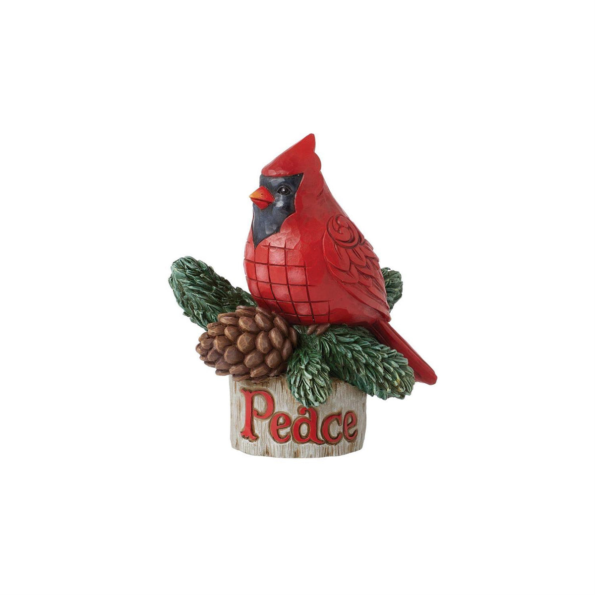 Jim Shore Heartwood Creek Pint Cardinal with Peace Figurine