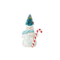 Jim Shore Heartwood Creek Pint Snowman Sisal Hat Figurine