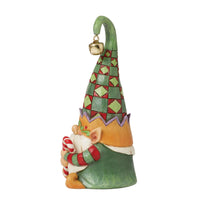 Jim Shore Heartwood Creek Gnome Elf Holding Candy Cane