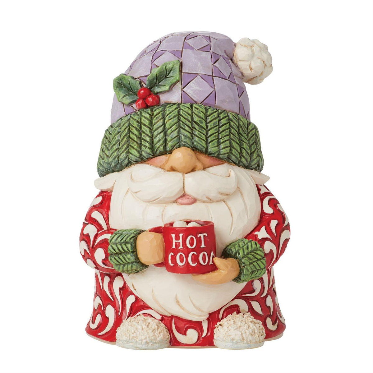 Jim Shore Heartwood Creek Hot Cocoa Gnome