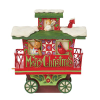 Annual Train Car Caboose Figurine