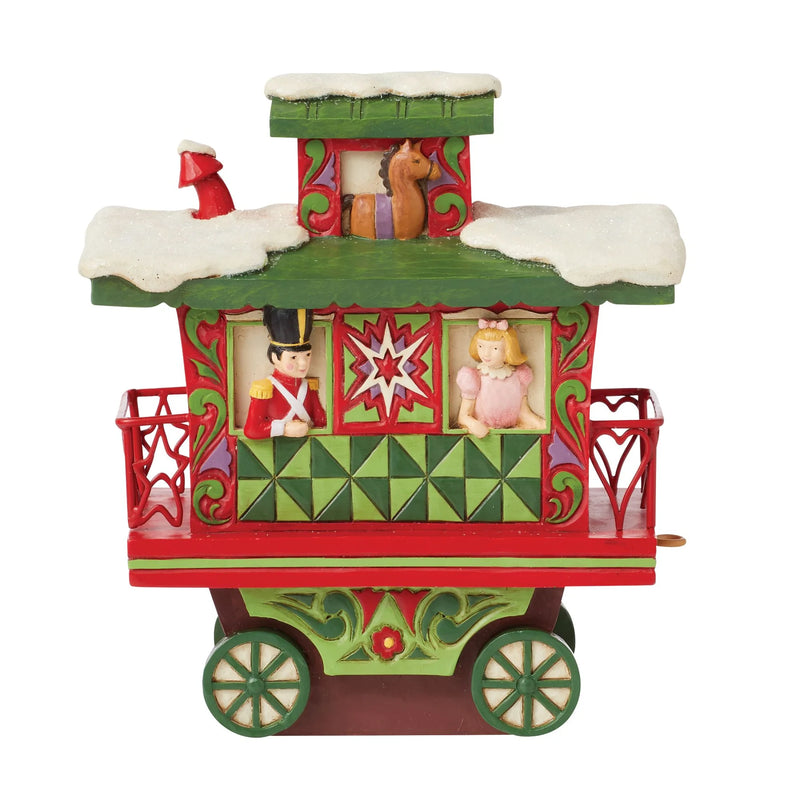 Annual Train Car Caboose Figurine