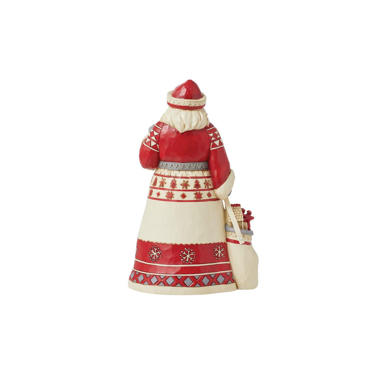 Jim Shore Heartwood Creek Nordic Noel Santa with Bag