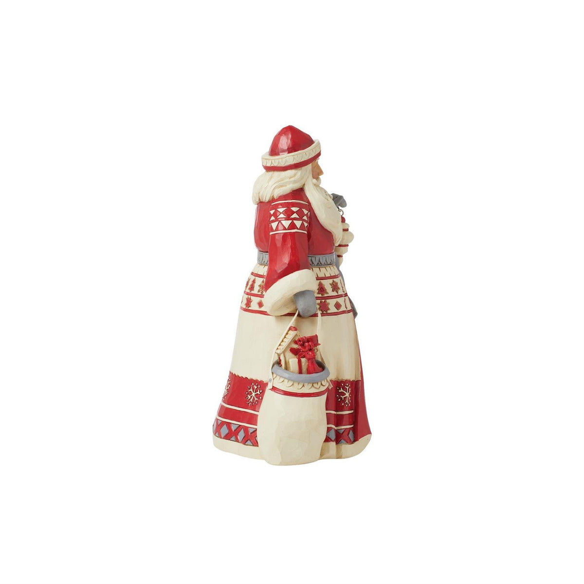 Jim Shore Heartwood Creek Nordic Noel Santa with Bag