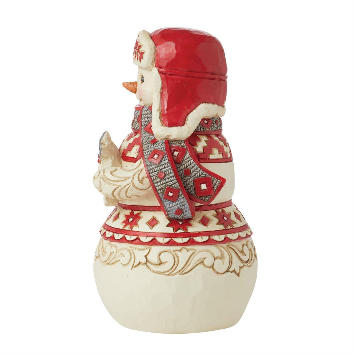 Jim Shore Heartwood Creek Nordic Noel Snowman with Noel Sign