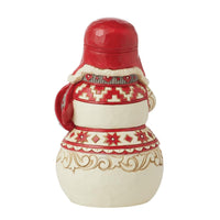 Jim Shore Heartwood Creek Nordic Noel Snowman with Noel Sign