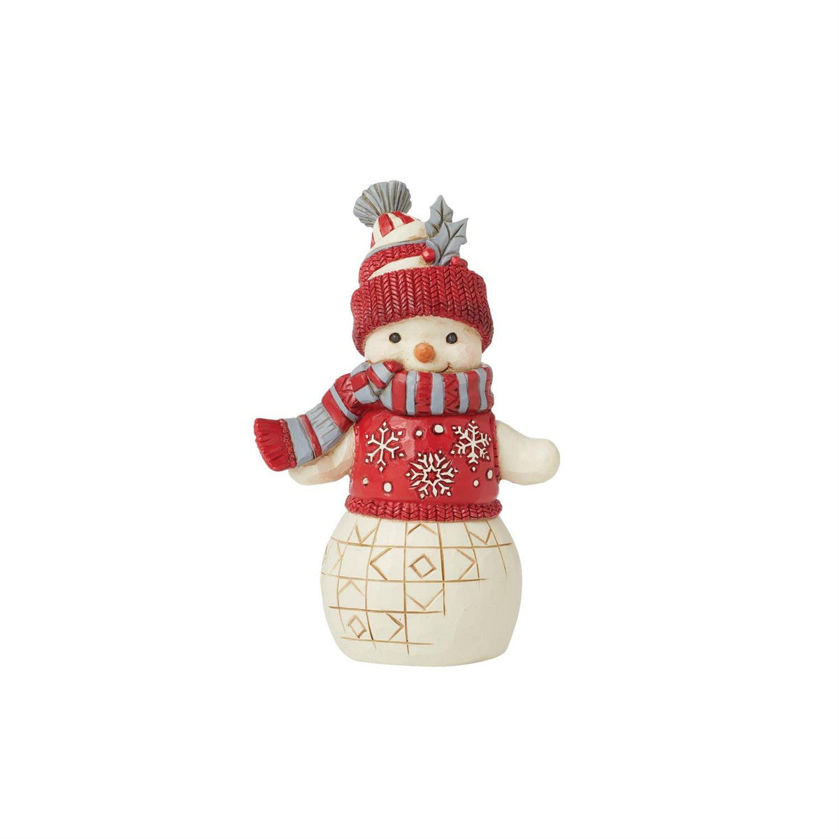 Jim Shore Heartwood Creek Nordic Noel Snowman with Hat