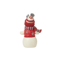 Jim Shore Heartwood Creek Nordic Noel Snowman with Hat