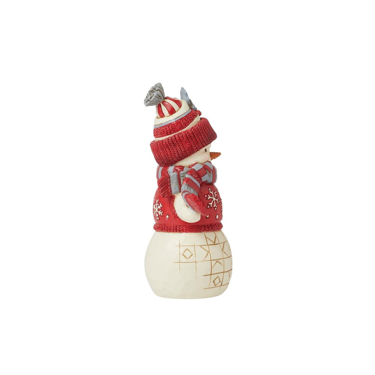 Jim Shore Heartwood Creek Nordic Noel Snowman with Hat