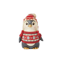 Jim Shore Heartwood Creek Nordic Noel Penguin in Sweater