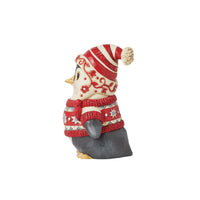 Jim Shore Heartwood Creek Nordic Noel Penguin in Sweater